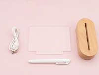 Table light with pencil for notes