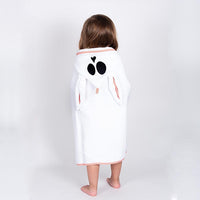 Bunny bath cape - organic cotton